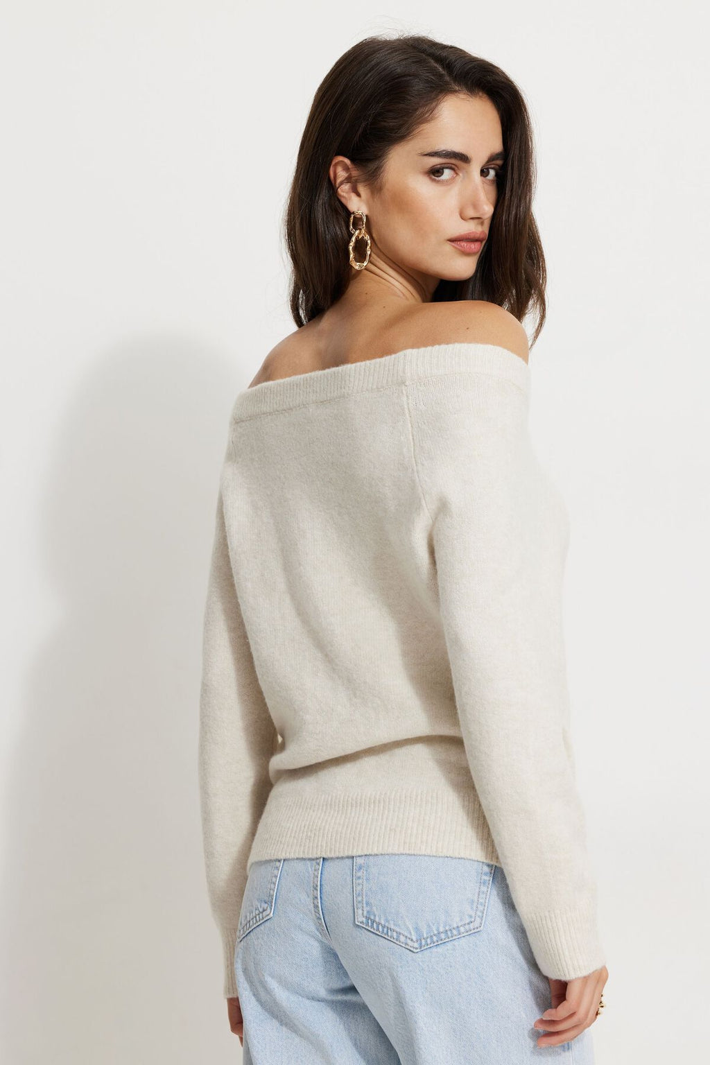 Pull à épaules dénudées Heavenlyarn™