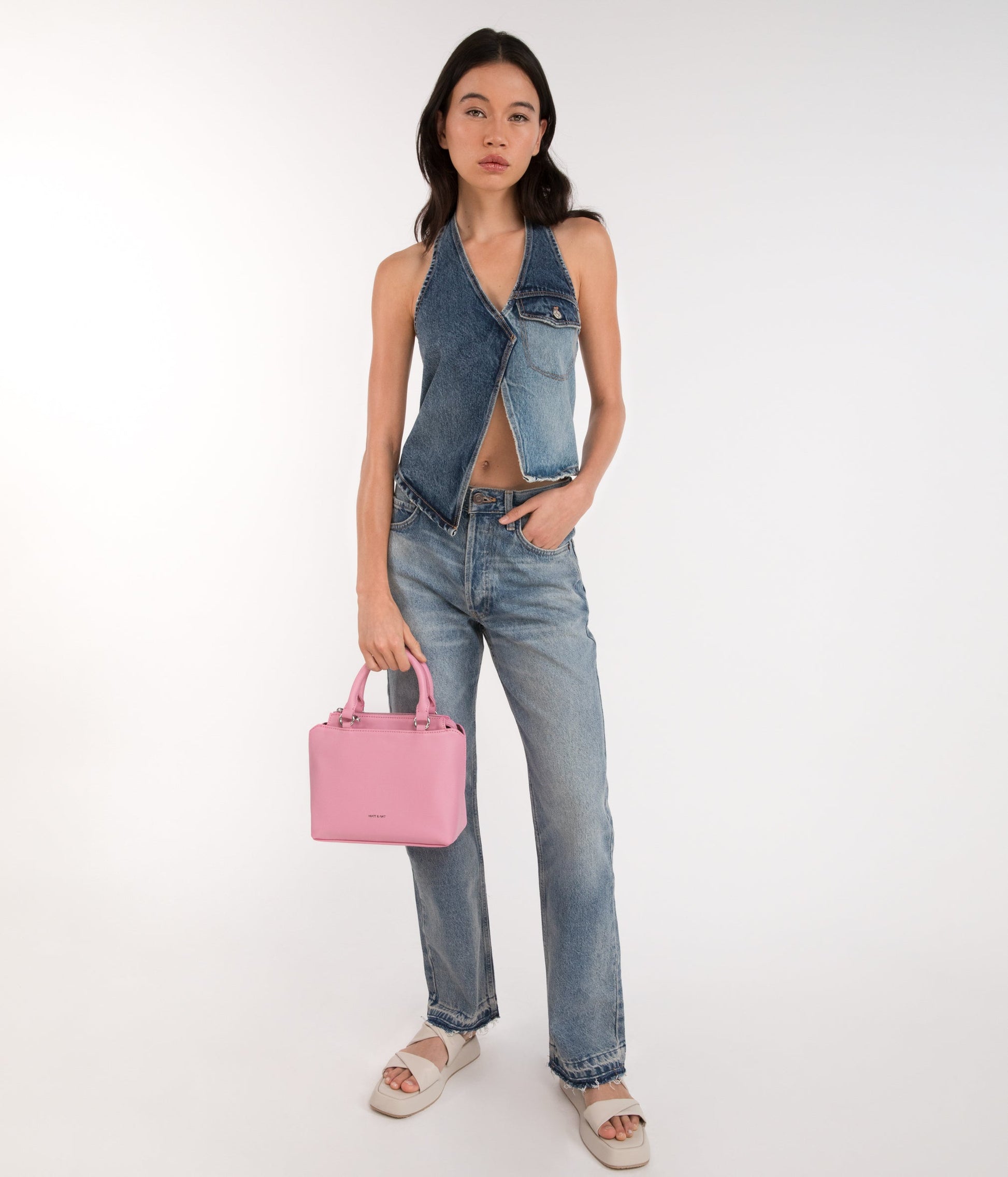 Petit sac à main vegan ATHENA - Sol