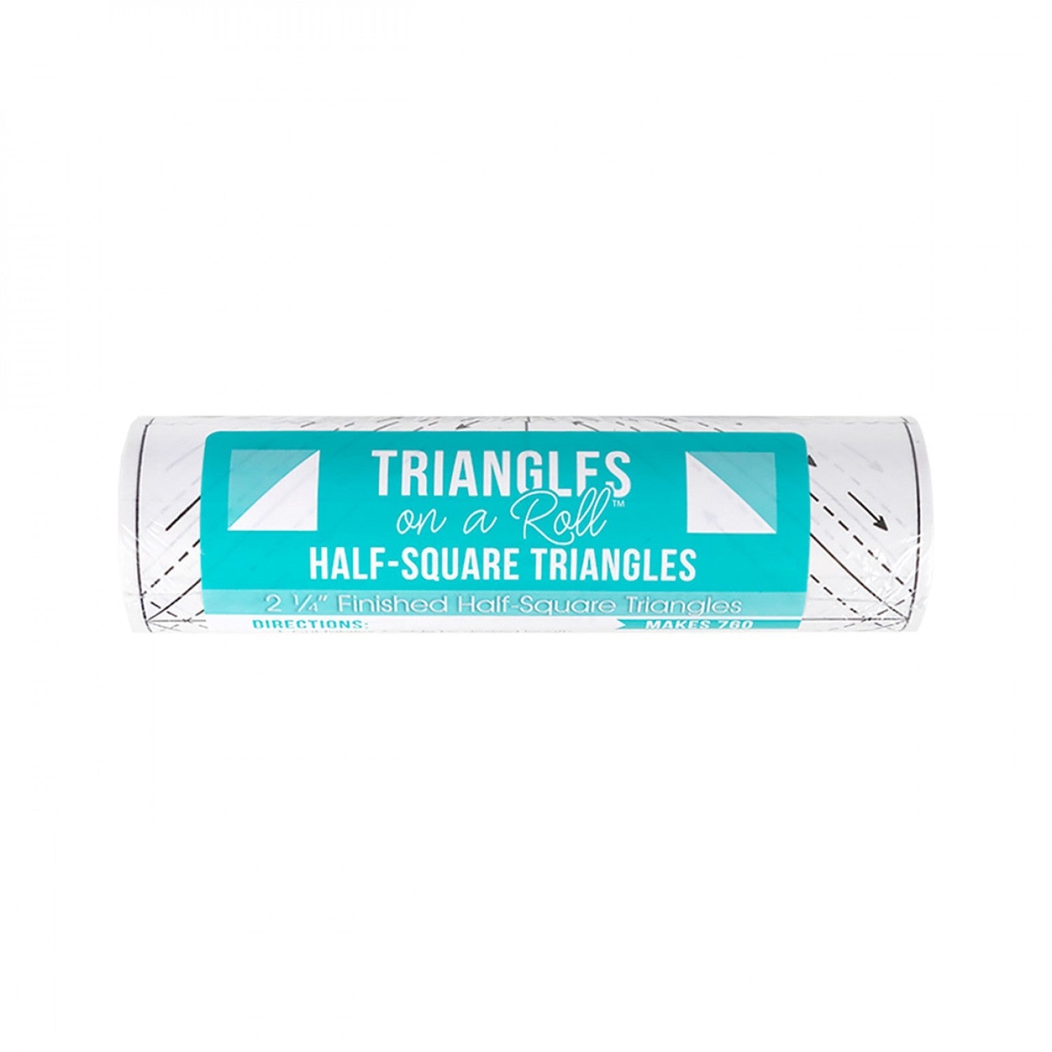 Triangles sur un rouleau Triangles demi-carrés finis de 2-1/4 po