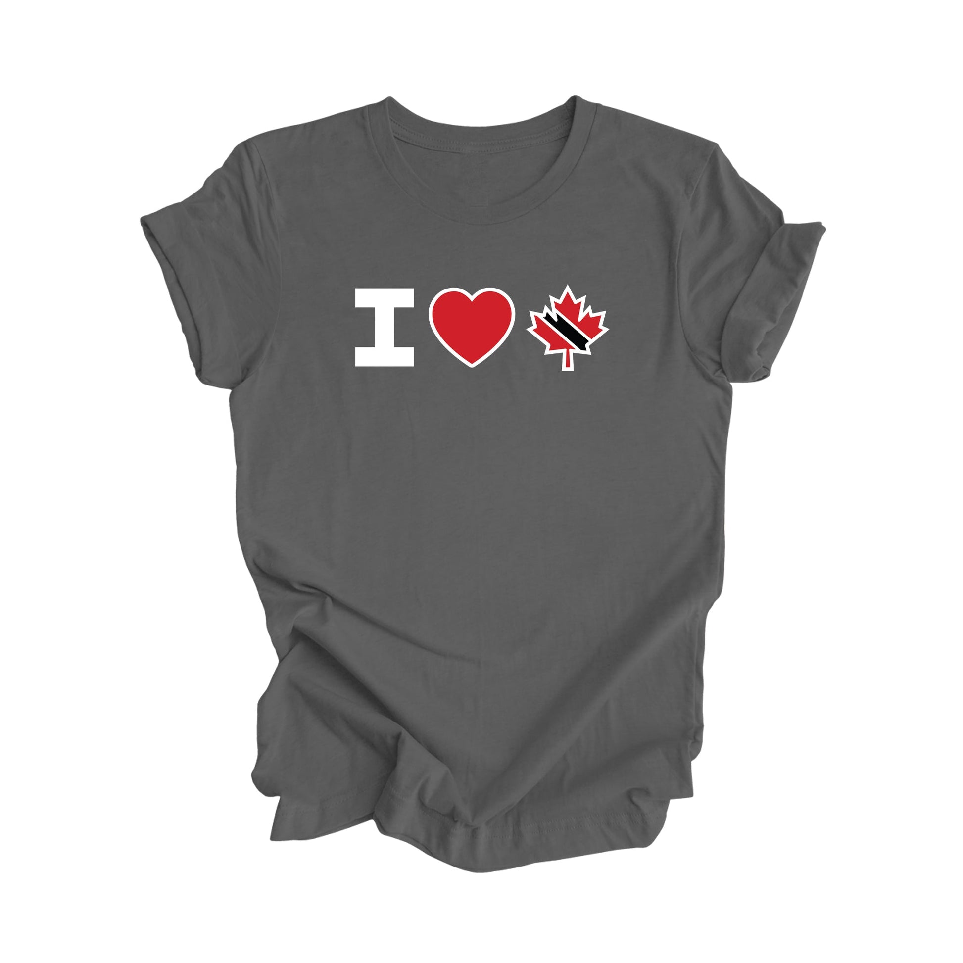I Love Canada - Maple Leaf - Trinidad & Tobago - Unisex Jersey Short Sleeve Tee