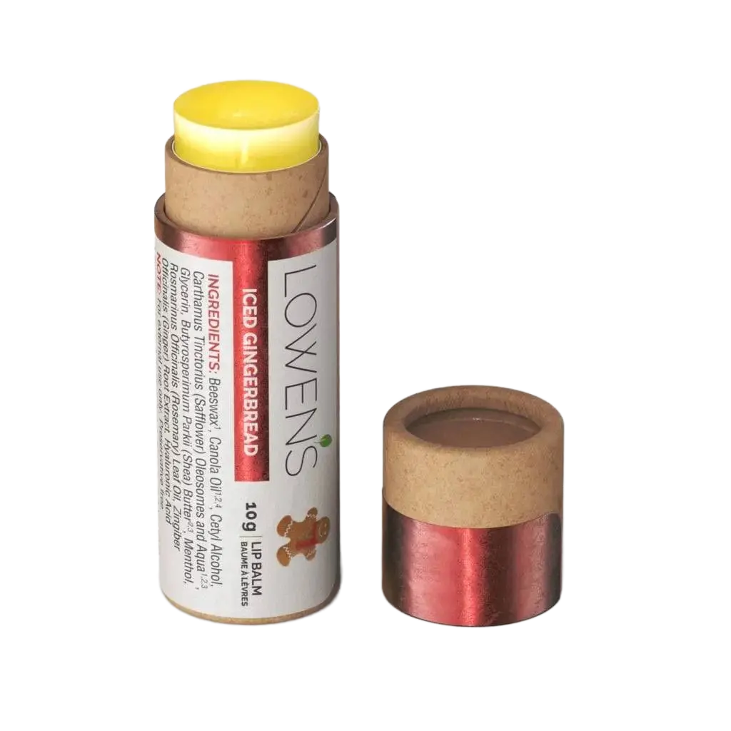 Baume à lèvres pain d'épice glacé