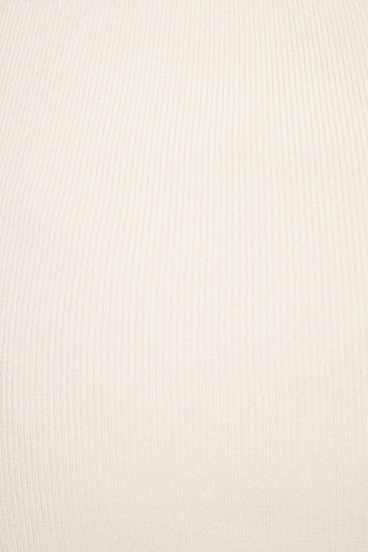 Mock Neck Ribbed Mini Dress