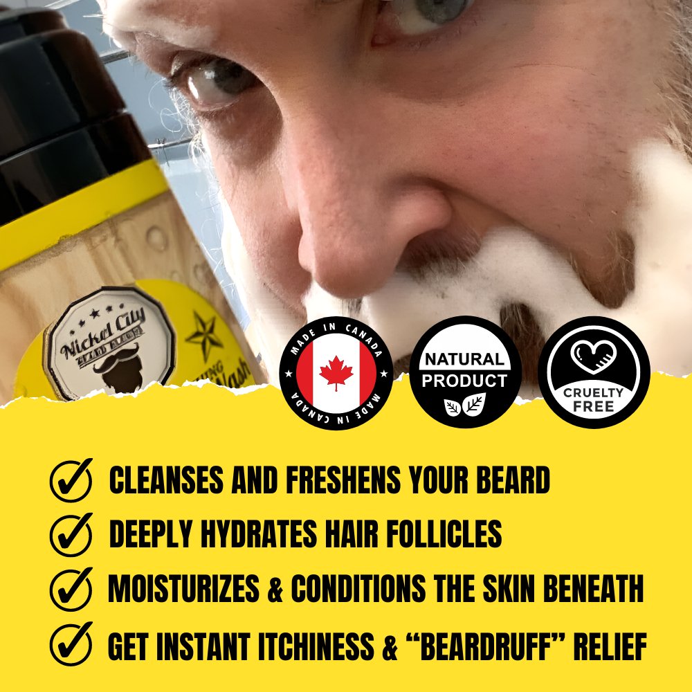 My Lil Cupcake Beard Wash (150ml) – Sweet Vanilla Cupcake Scent | Gentle Beard Shampoo & Cleanser