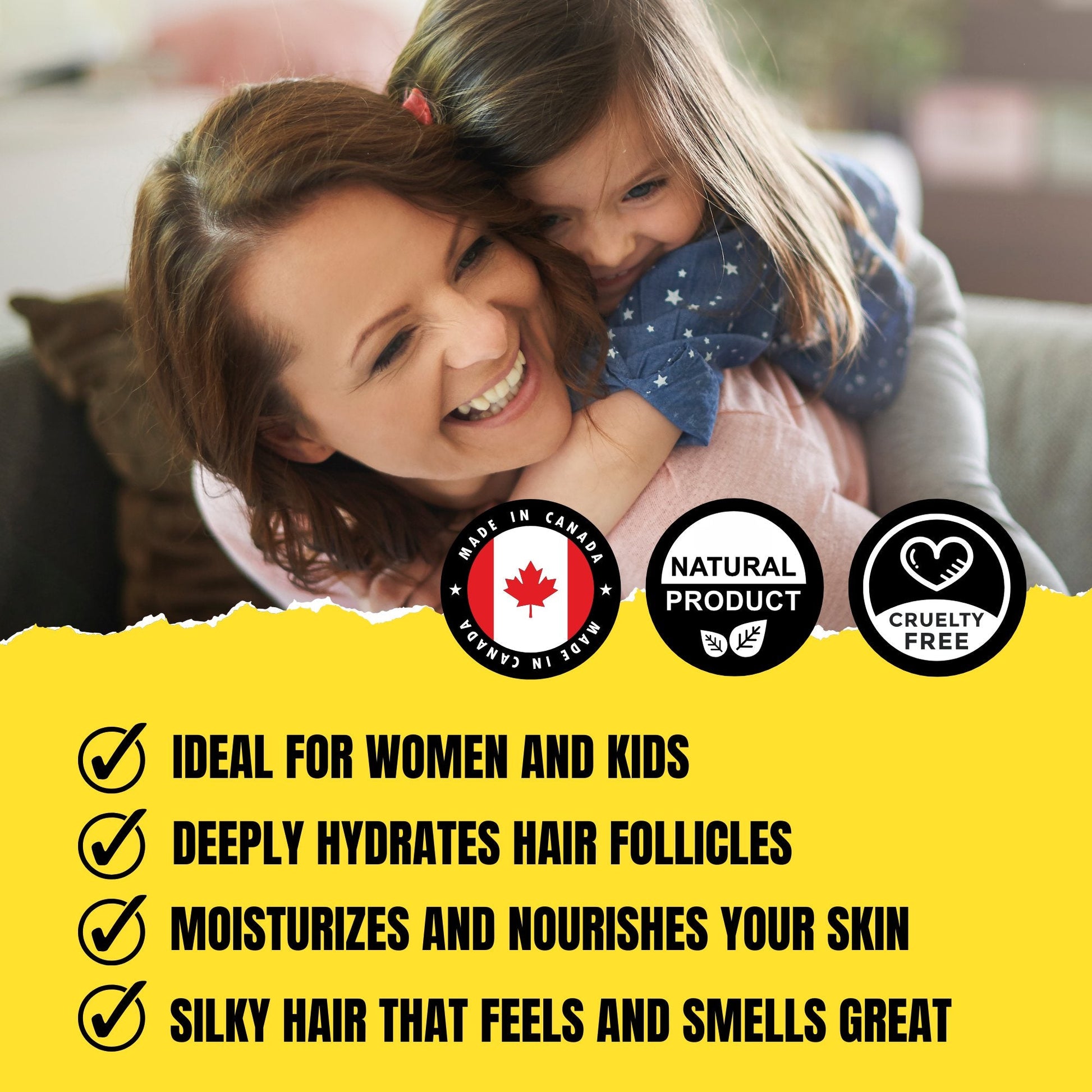 My Lil Cupcake Hair Oil (30ml) – Moisturizing Vanilla Cupcake Scent | Nourishing & Shine-Enhancing Oil