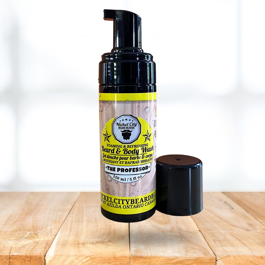 The Professor Beard Wash (150ml) – Cedarwood, Vanilla & Sweet Cigar | Gentle Beard Shampoo & Cleanser | Dr. Chris Schneider Collaboration