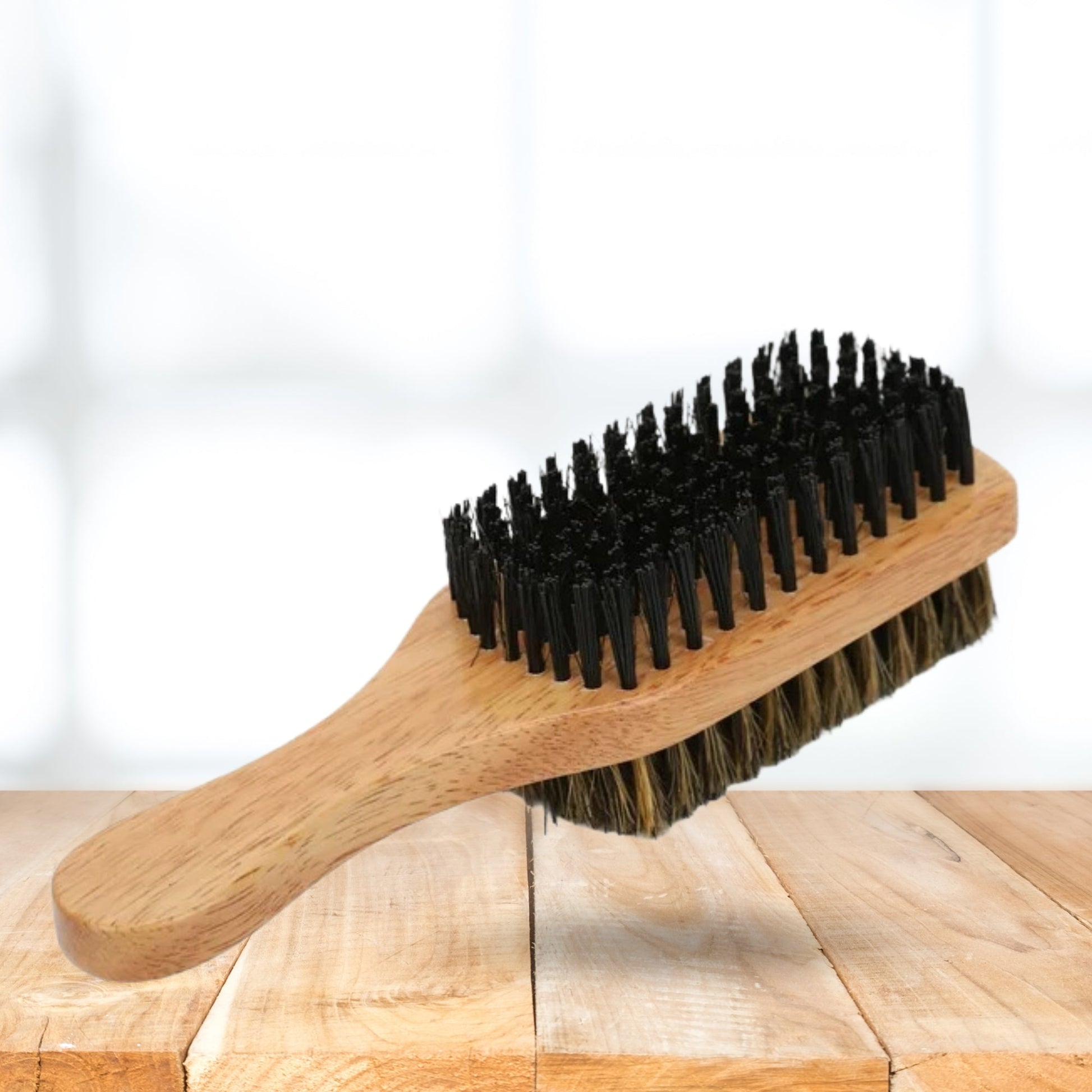 SoulStroker Premium Beard Brush – Dual Bristle Grooming Brush for Styling & Conditioning