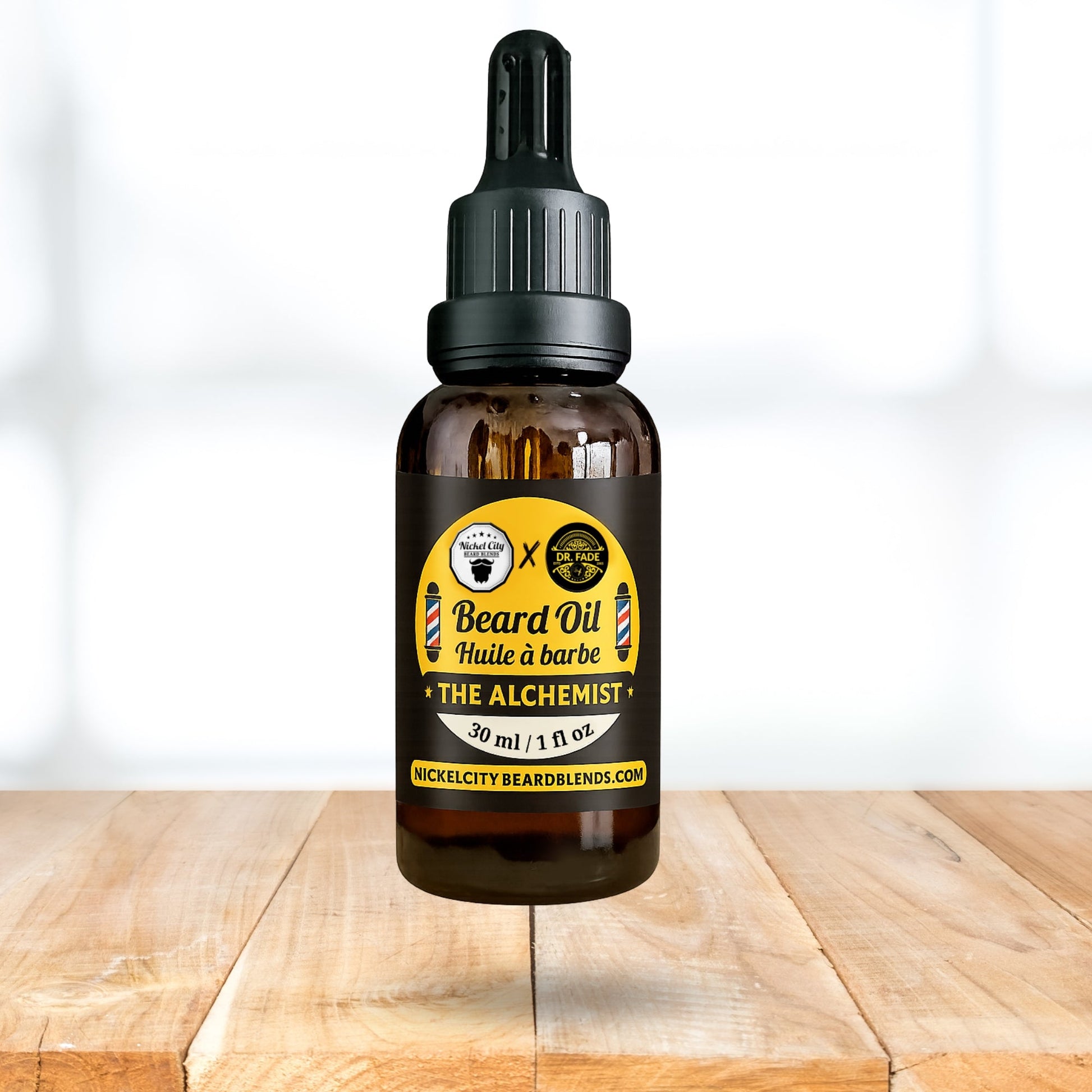 The Alchemist Beard Oil (30ml) – Bay Rum, Sandalwood & Patchouli | Classic Barbershop Scent | Premium Conditioning Beard Oil | Toronto's Celebrity Barber Dr. Fade Collaboration