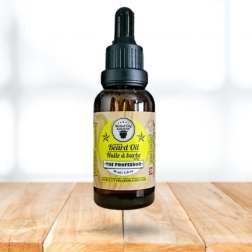 The Professor Beard Oil (30ml) – Cedarwood, Vanilla & Sweet Cigar | Premium Conditioning Beard Oil | Dr. Chris Schneider Collaboration