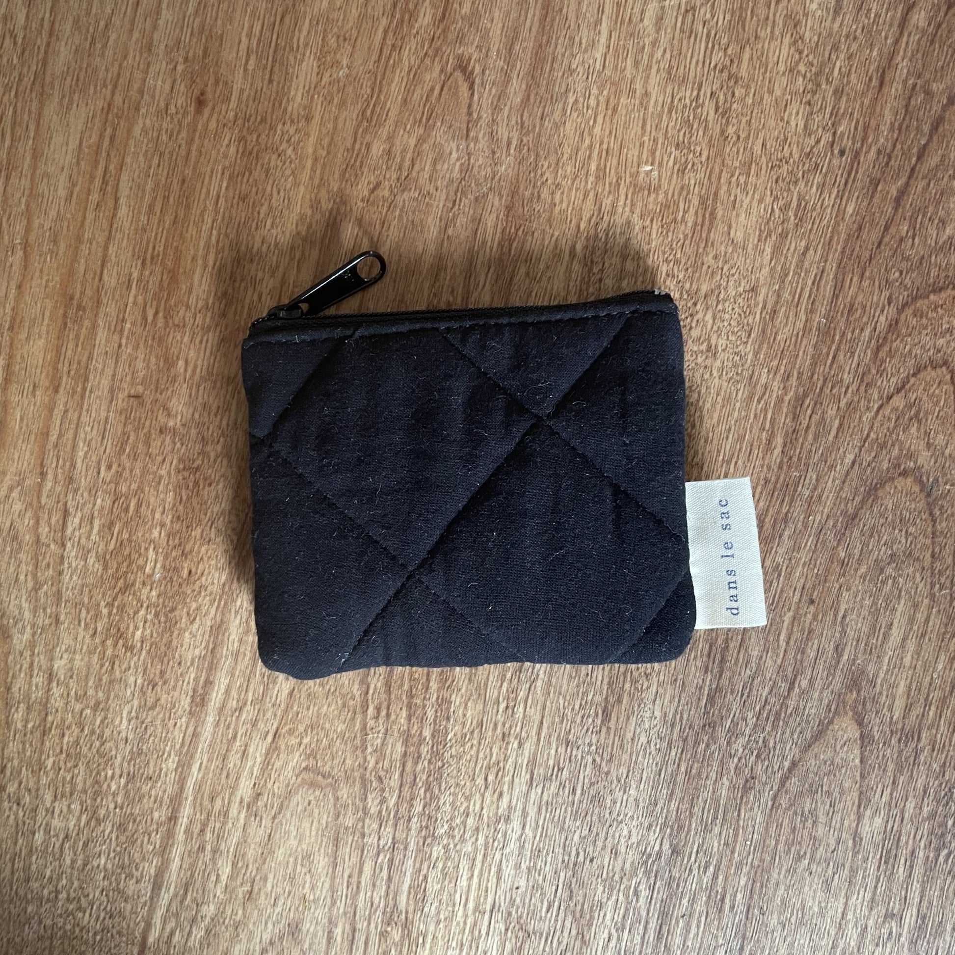 Quilted cotton change purse