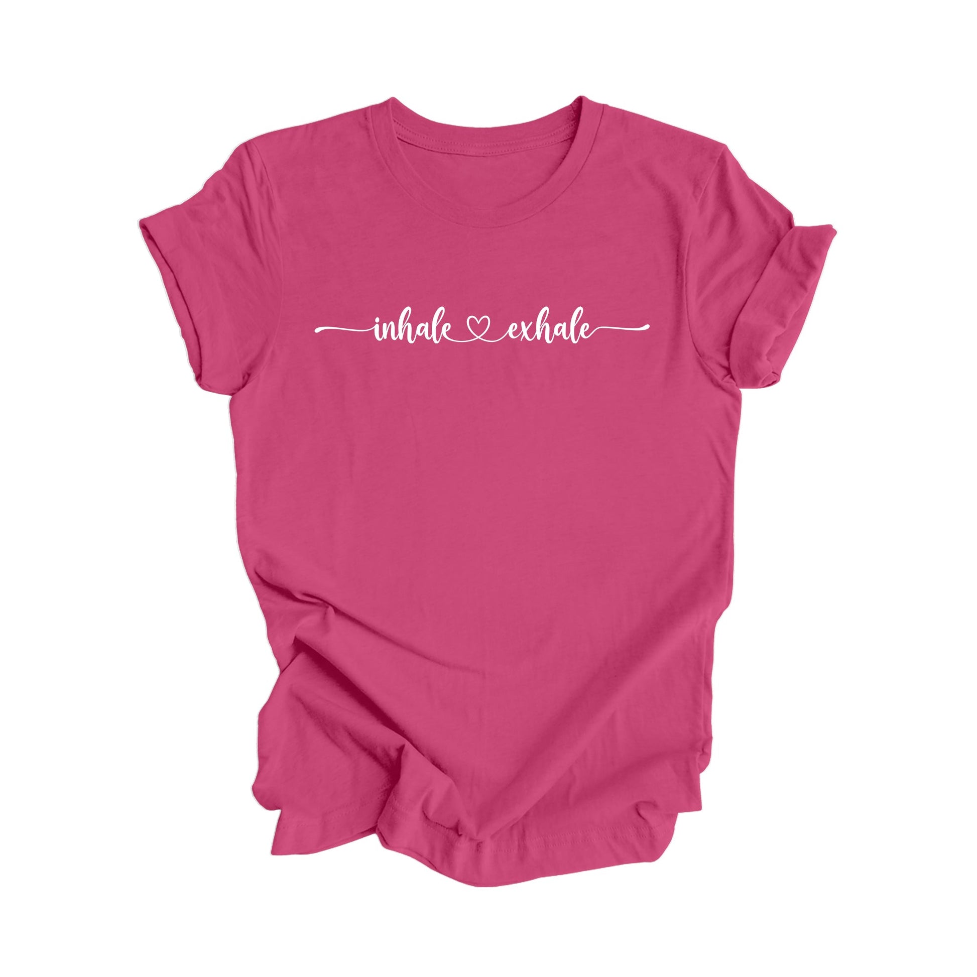 Inhale Exhale - Yoga Gift, Meditation Shirt, Yoga T-shirt, Yoga Lover Gift, Yoga Teacher Shirt, Wellness Shirt, Self Care Shirt - Inspired X