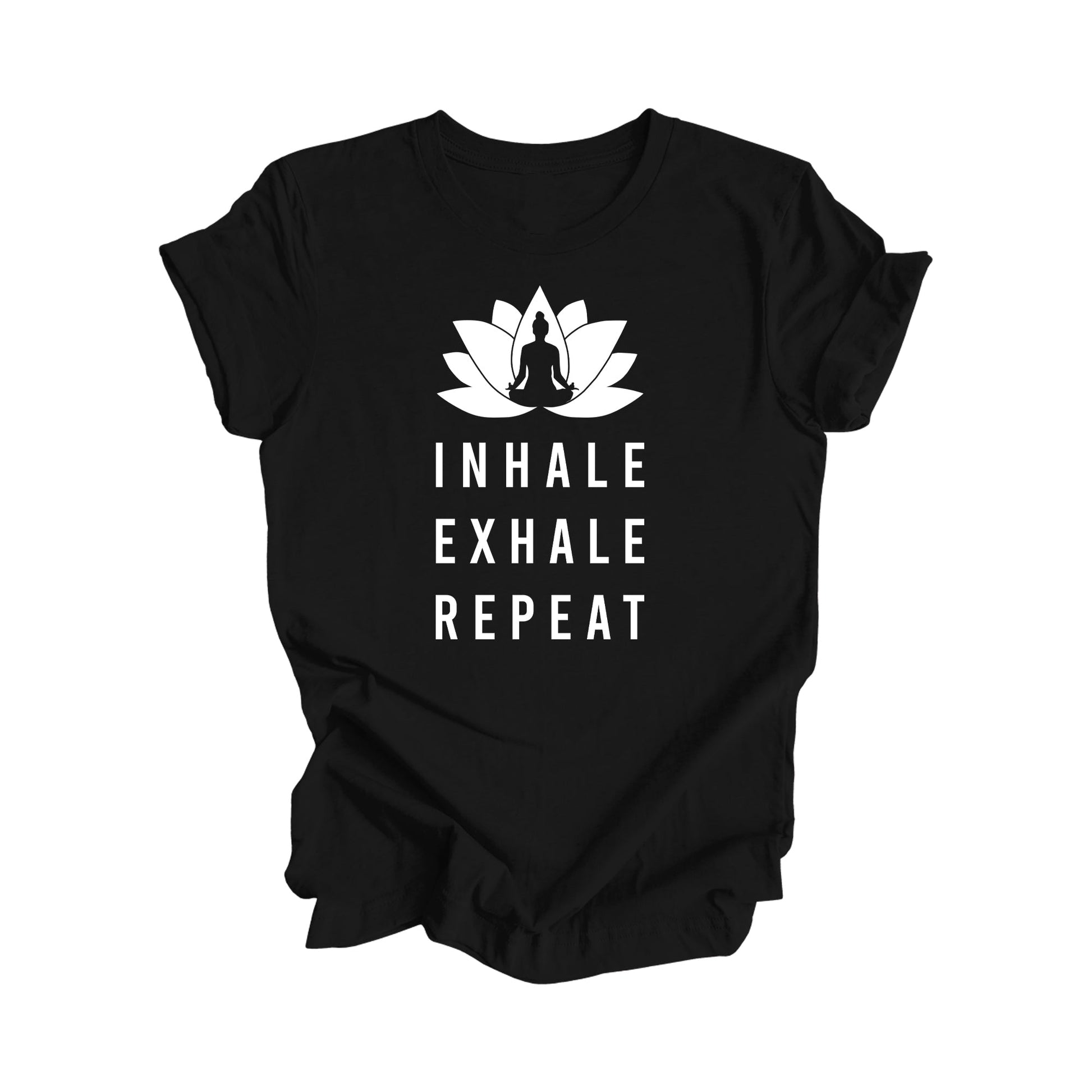 Inhale Exhale Repeat - Yoga Gift, Meditation Shirt, Yoga T-shirt, Yoga Lover Gift, Yoga Teacher Shirt, Wellness Shirt, Self Care Shirt - Inspired X