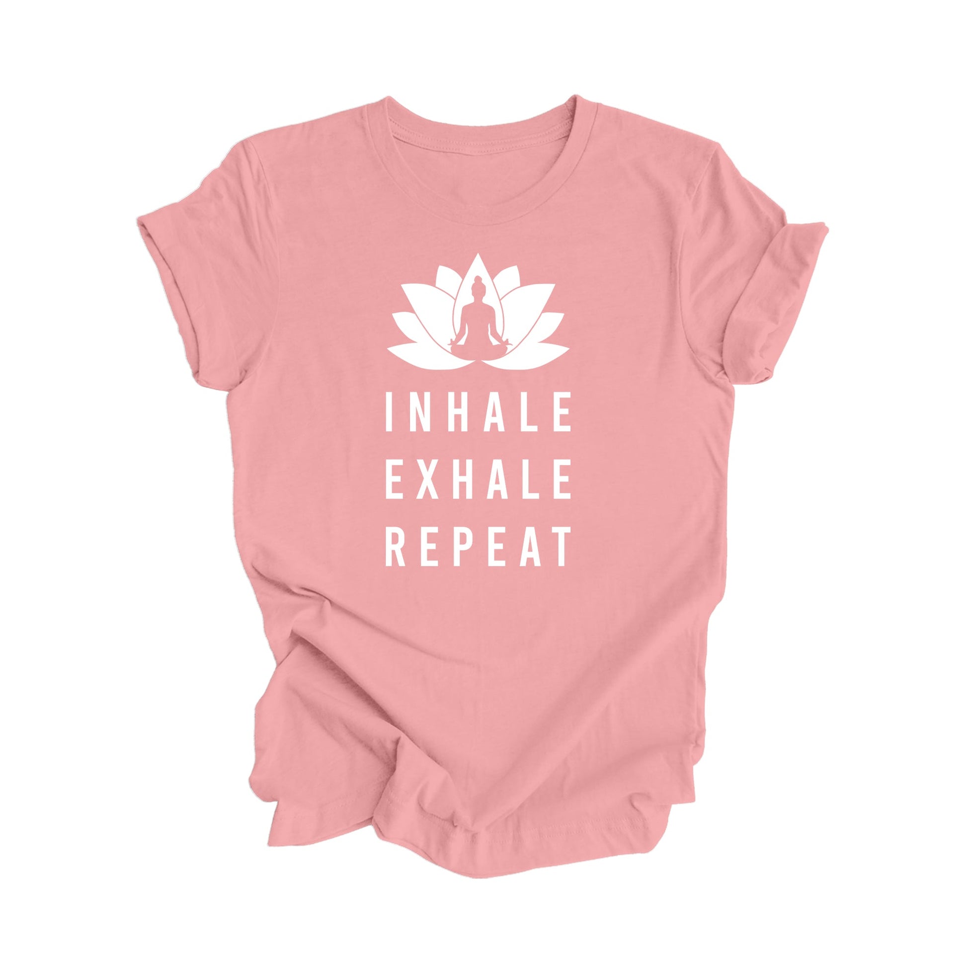 Inhale Exhale Repeat - Yoga Gift, Meditation Shirt, Yoga T-shirt, Yoga Lover Gift, Yoga Teacher Shirt, Wellness Shirt, Self Care Shirt - Inspired X