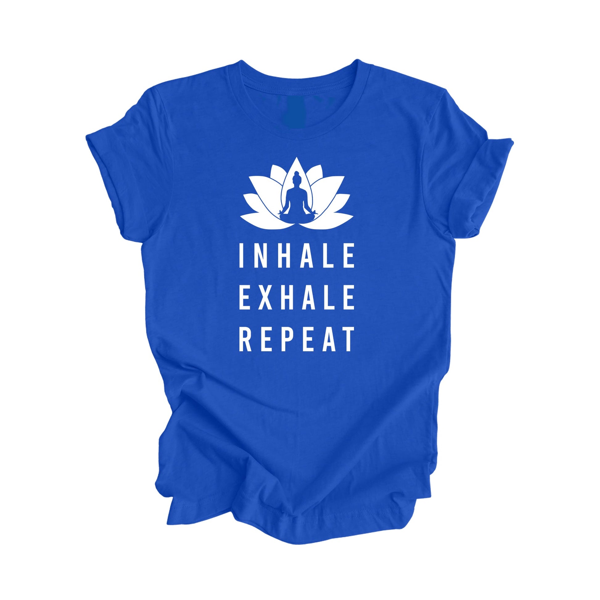 Inhale Exhale Repeat - Yoga Gift, Meditation Shirt, Yoga T-shirt, Yoga Lover Gift, Yoga Teacher Shirt, Wellness Shirt, Self Care Shirt - Inspired X