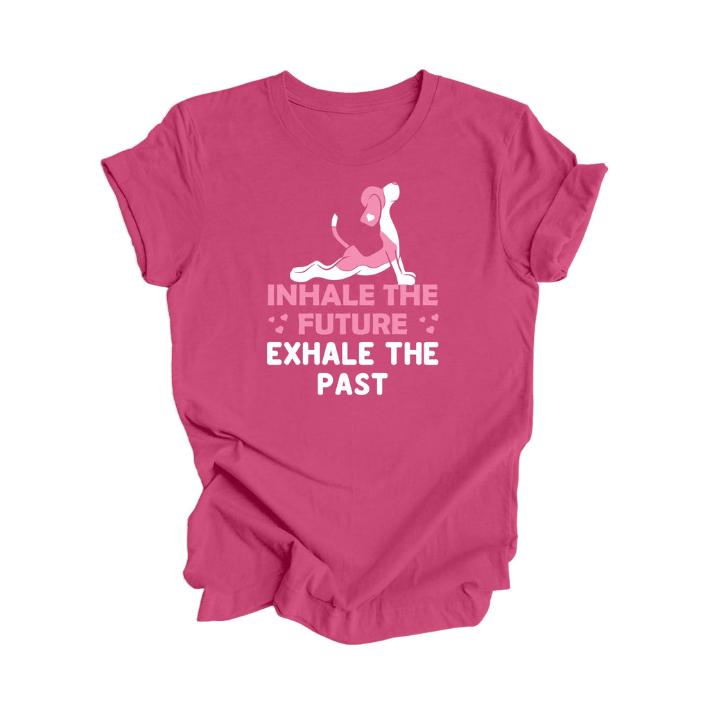 Inhale The Future Exhale The Past - Yoga Gift, Meditation Shirt, Yoga T-shirt, Yoga Lover Gift,  Yoga Teacher Shirt, Wellness Shirt, Self Care Shirt - Inspired X