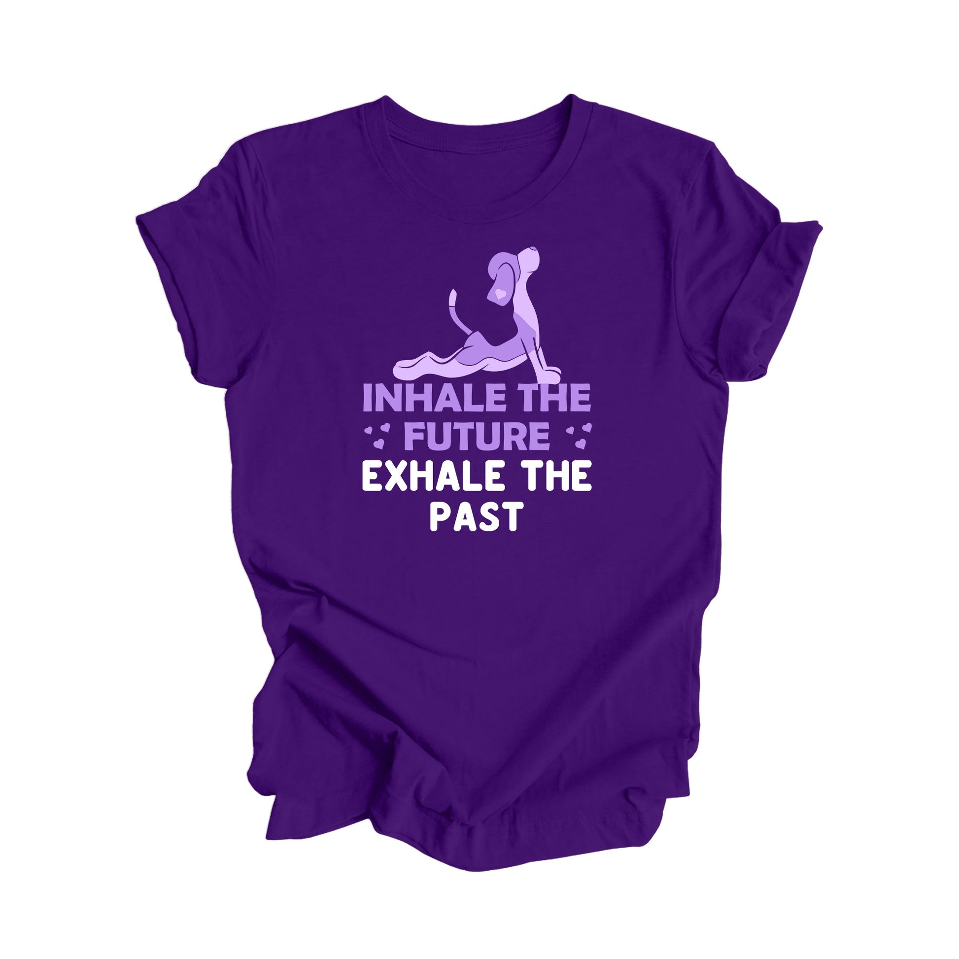 Inhale The Future Exhale The Past - Yoga Gift, Meditation Shirt, Yoga T-shirt, Yoga Lover Gift,  Yoga Teacher Shirt, Wellness Shirt, Self Care Shirt - Inspired X