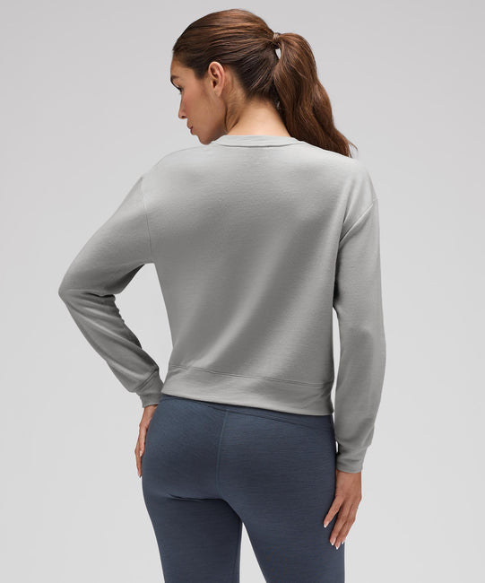 Sweat-shirt Boxy en laine mérinos pour femme