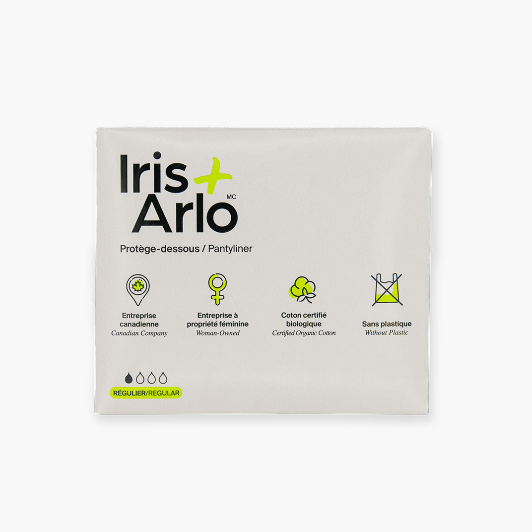 Individual Packets - 100% Organic Cotton Pantyliners