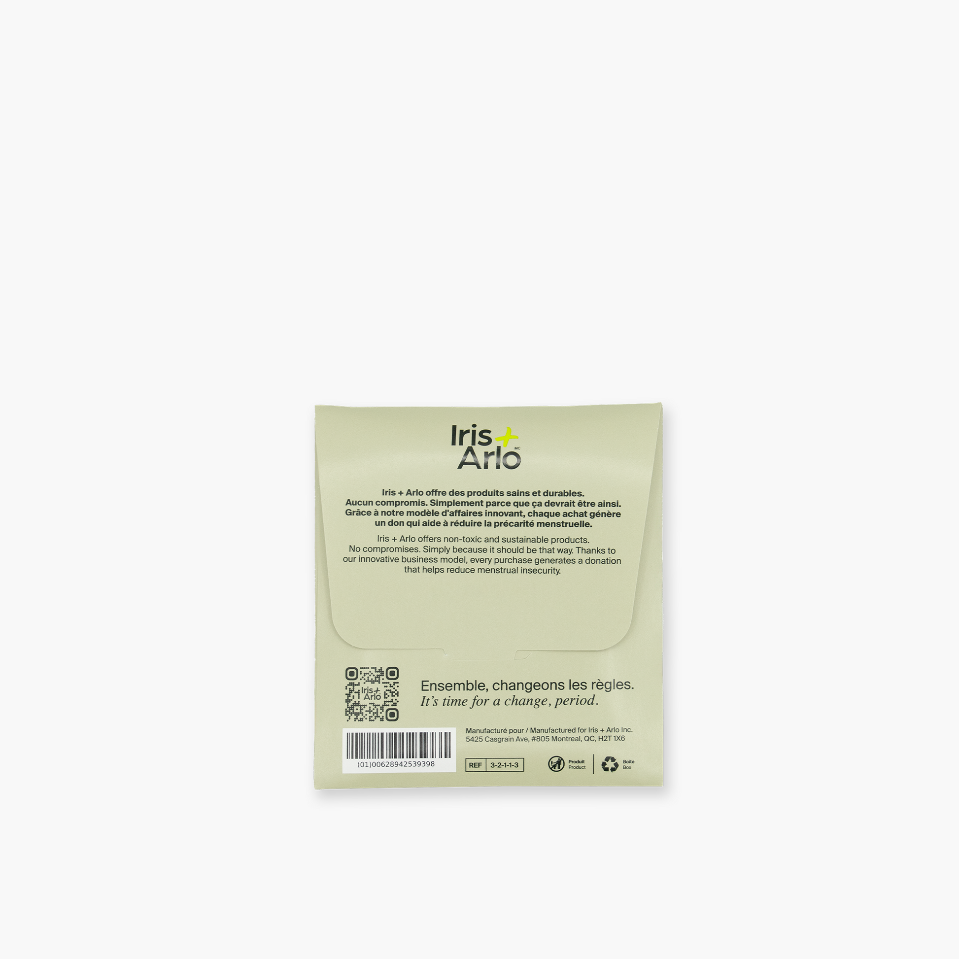 Individual Packets - 100% Organic Cotton Daily Pads