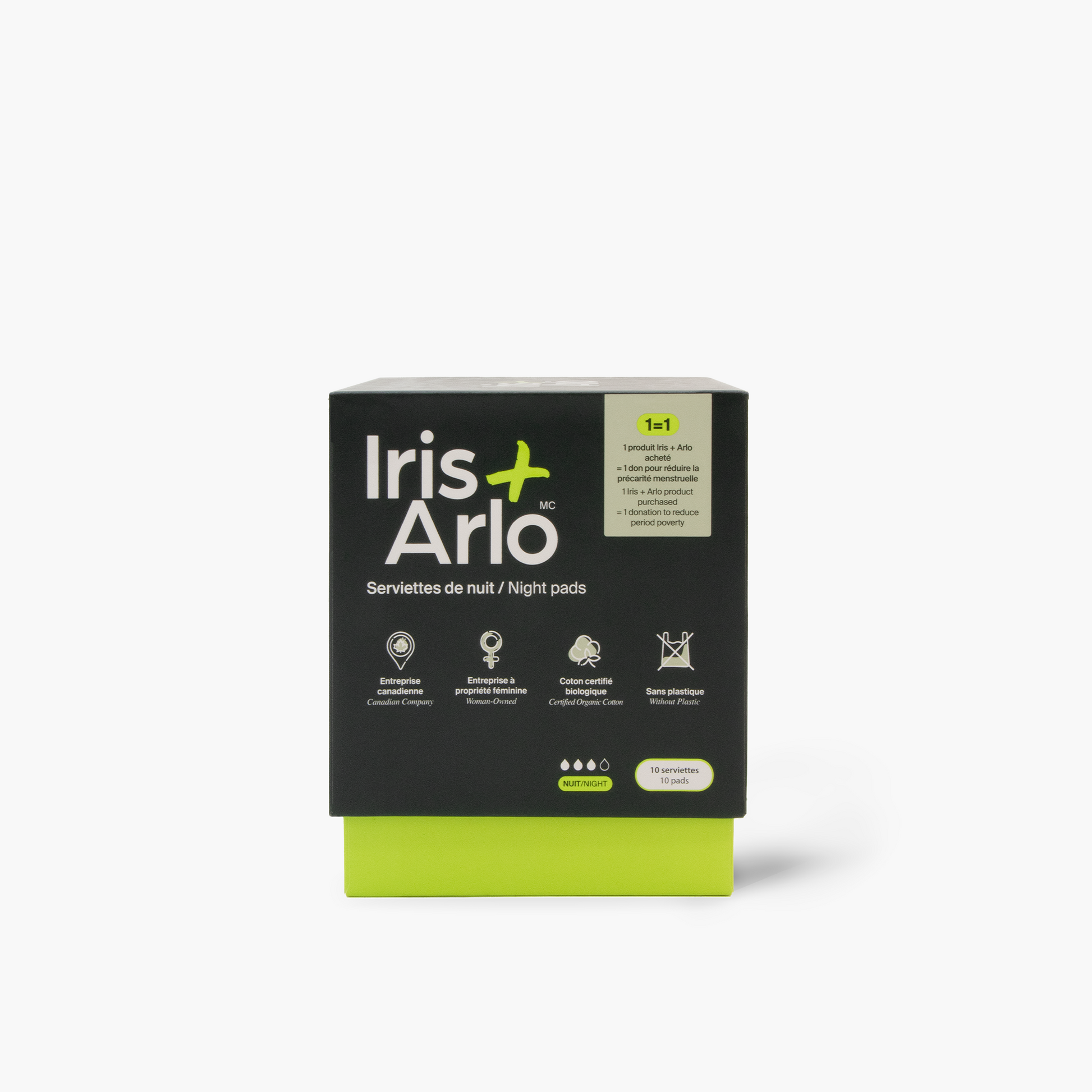 100% Organic Cotton Night Pads