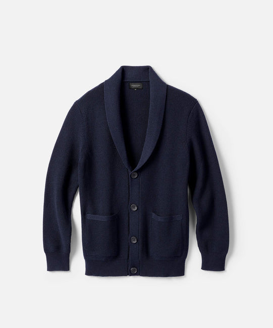 Cardigan en laine mérinos pour homme