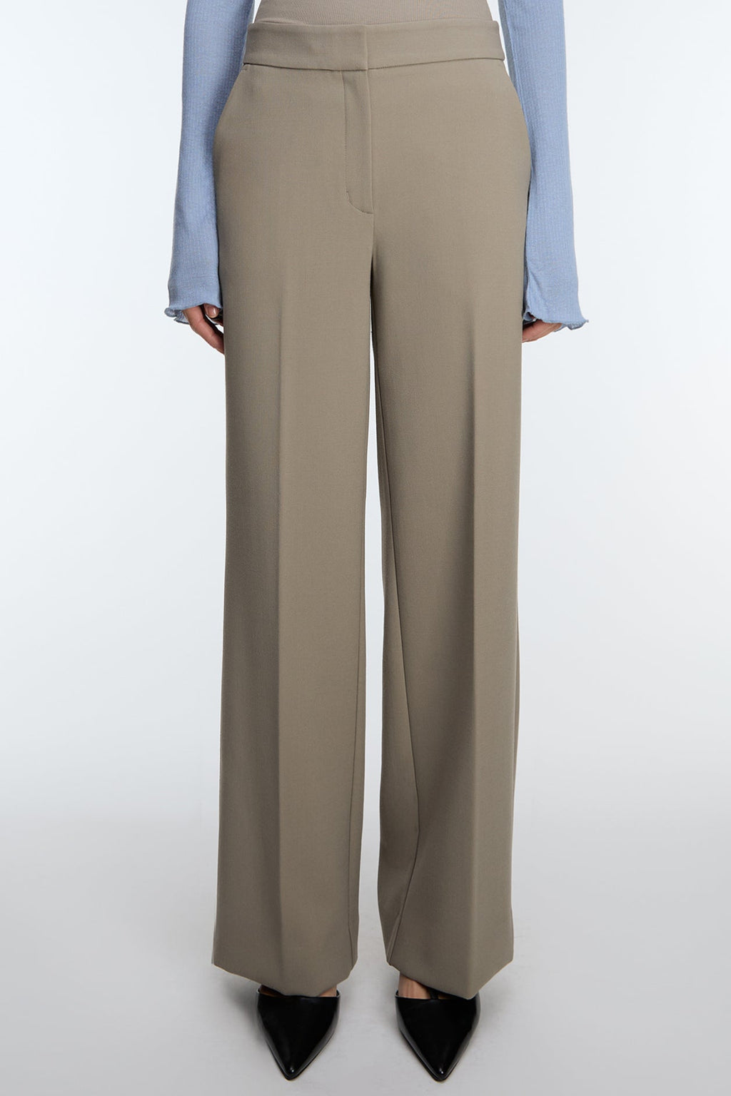 PANTALON DE COSTUME À SUPERPOSITION JUPE