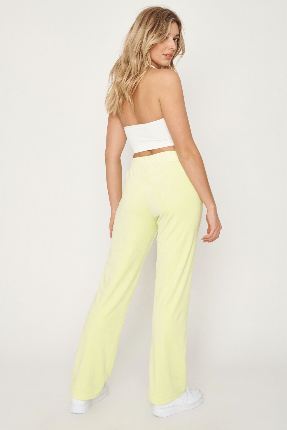 Pantalon de jogging évasé en velours JUICY COUTURE