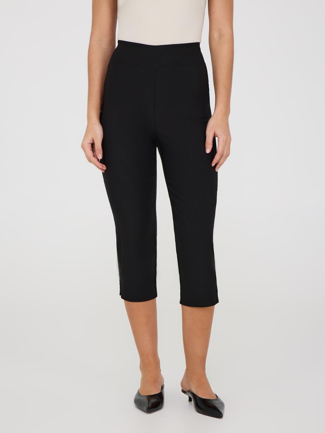 Pantalon Capri avec ourlet fendu