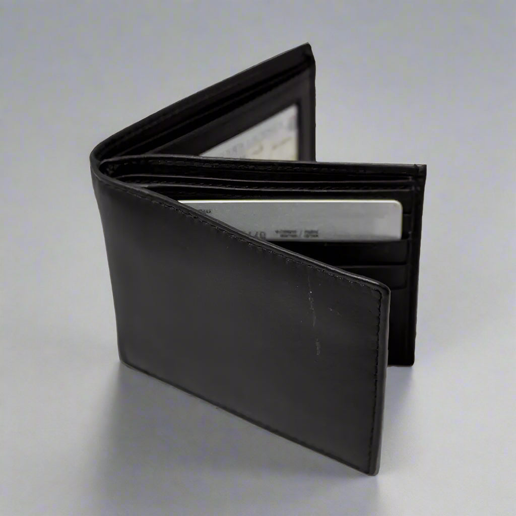 Portefeuille en cuir RFID Center Wing pour homme de JBG International