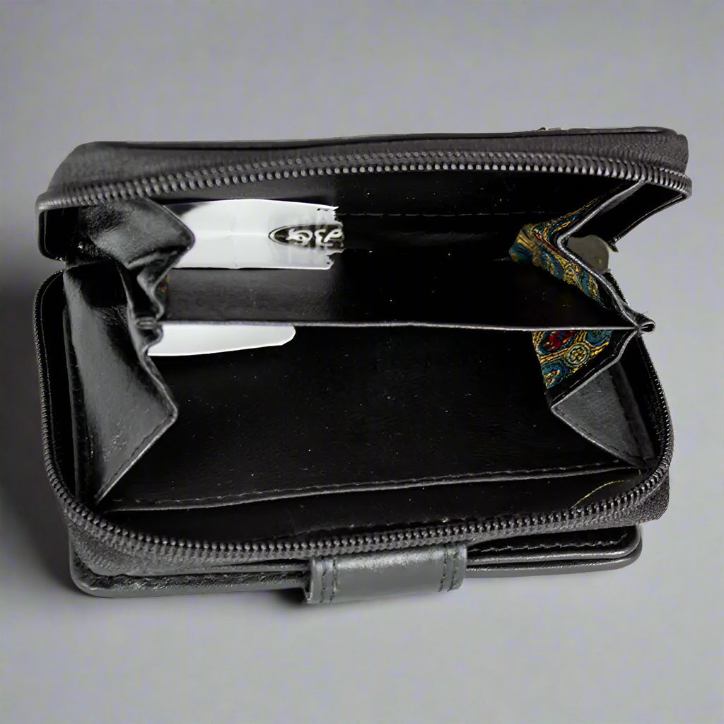 Portefeuille en cuir RFID petit format pour femme de JBG International