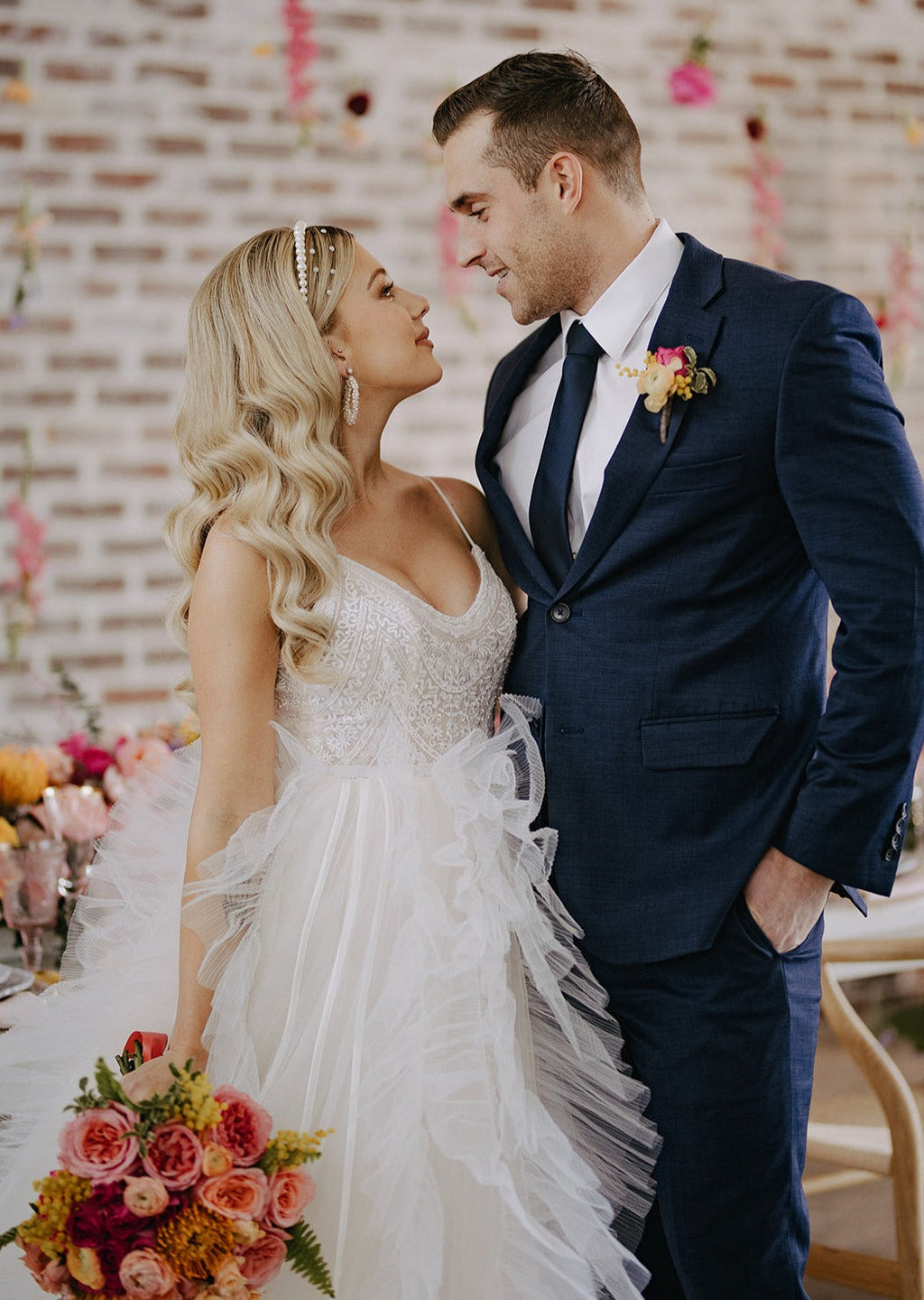 PAULA Pearl Wedding Headband