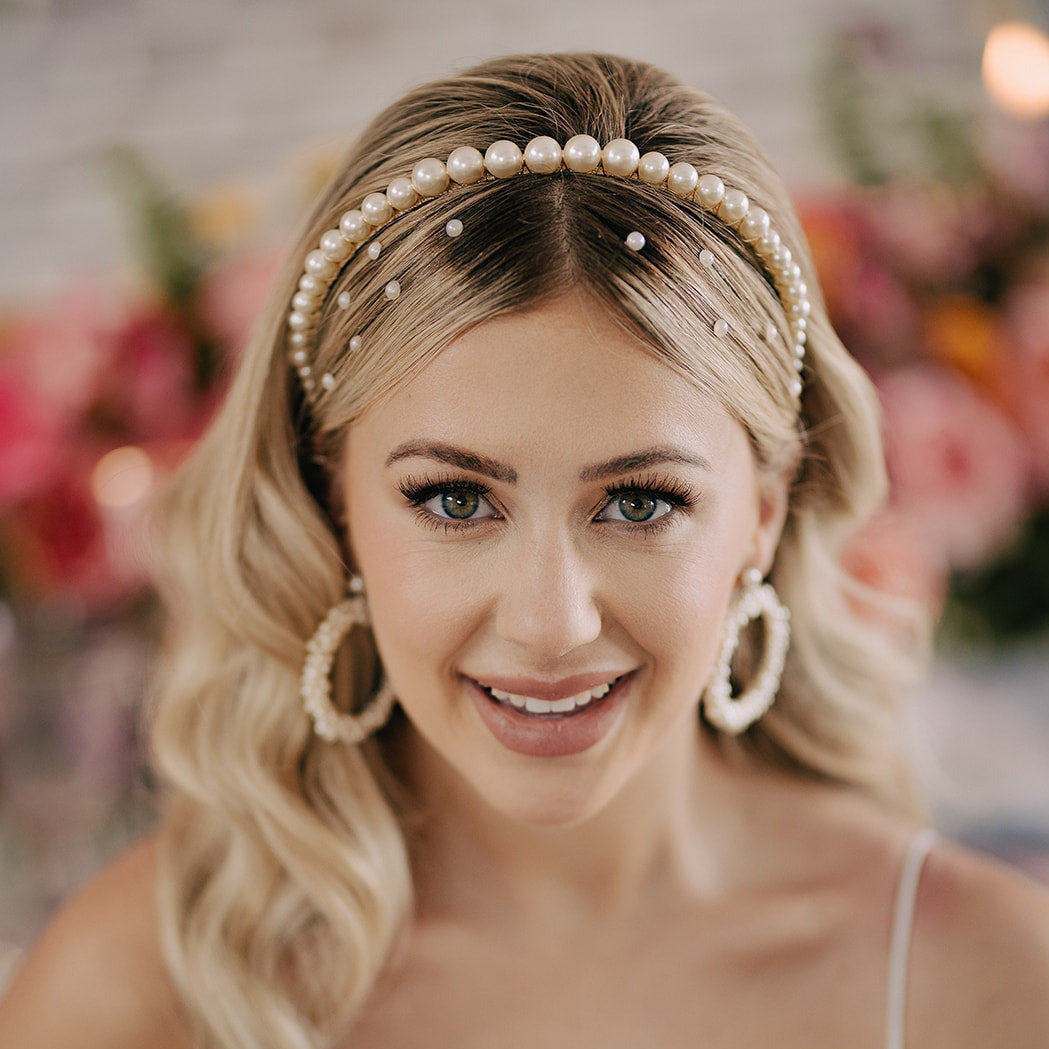 PAULA Pearl Wedding Headband