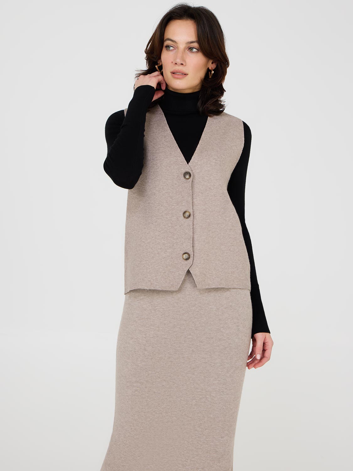 3-Button Sweater Vest