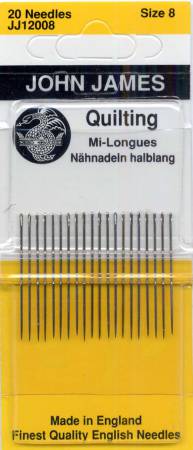 Aiguilles à quilter à la main John James
