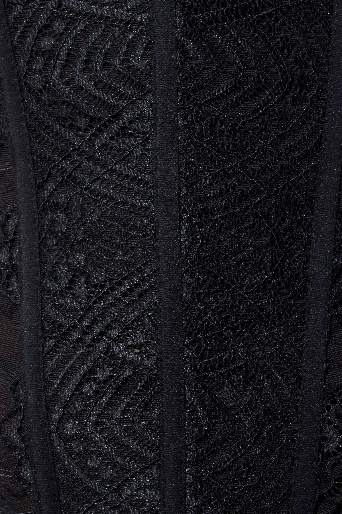 Bustier en maille et dentelle Chrishell