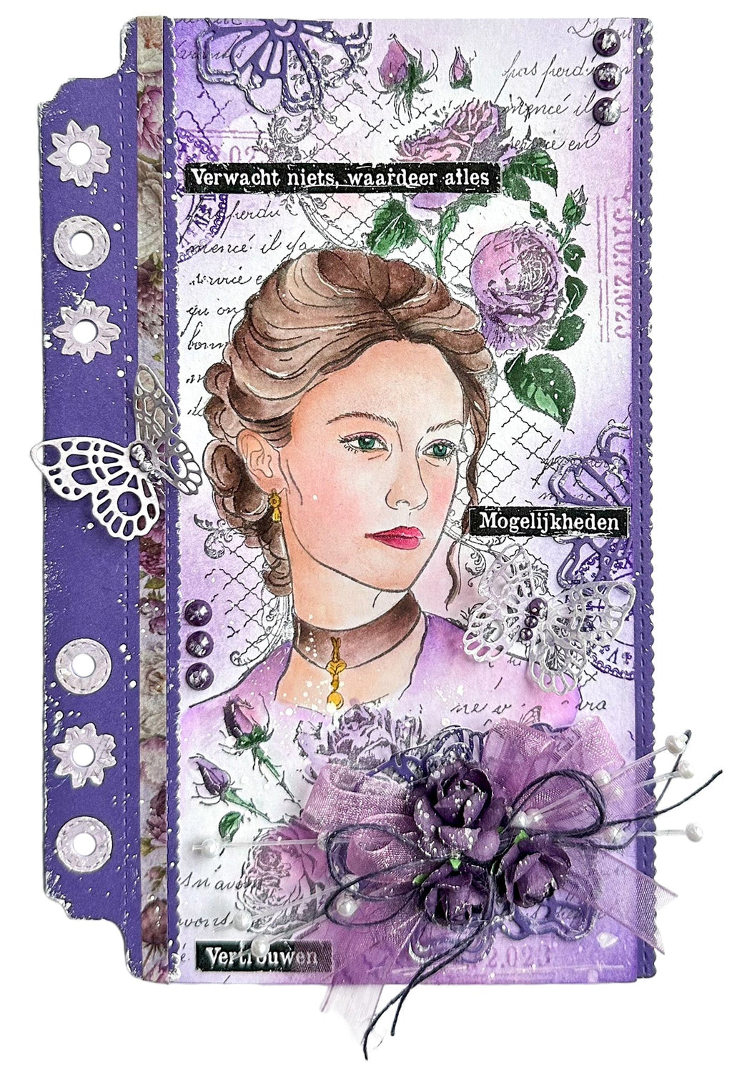 JMA Washi Tape Flowers & Borders Victorian Dreams 4 PC