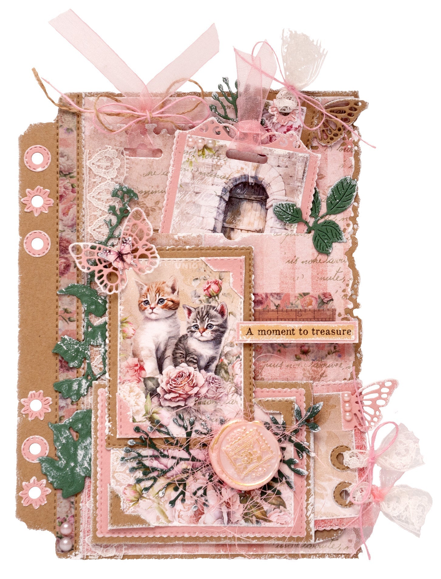 JMA Washi Tape Flowers & Borders Victorian Dreams 4 PC
