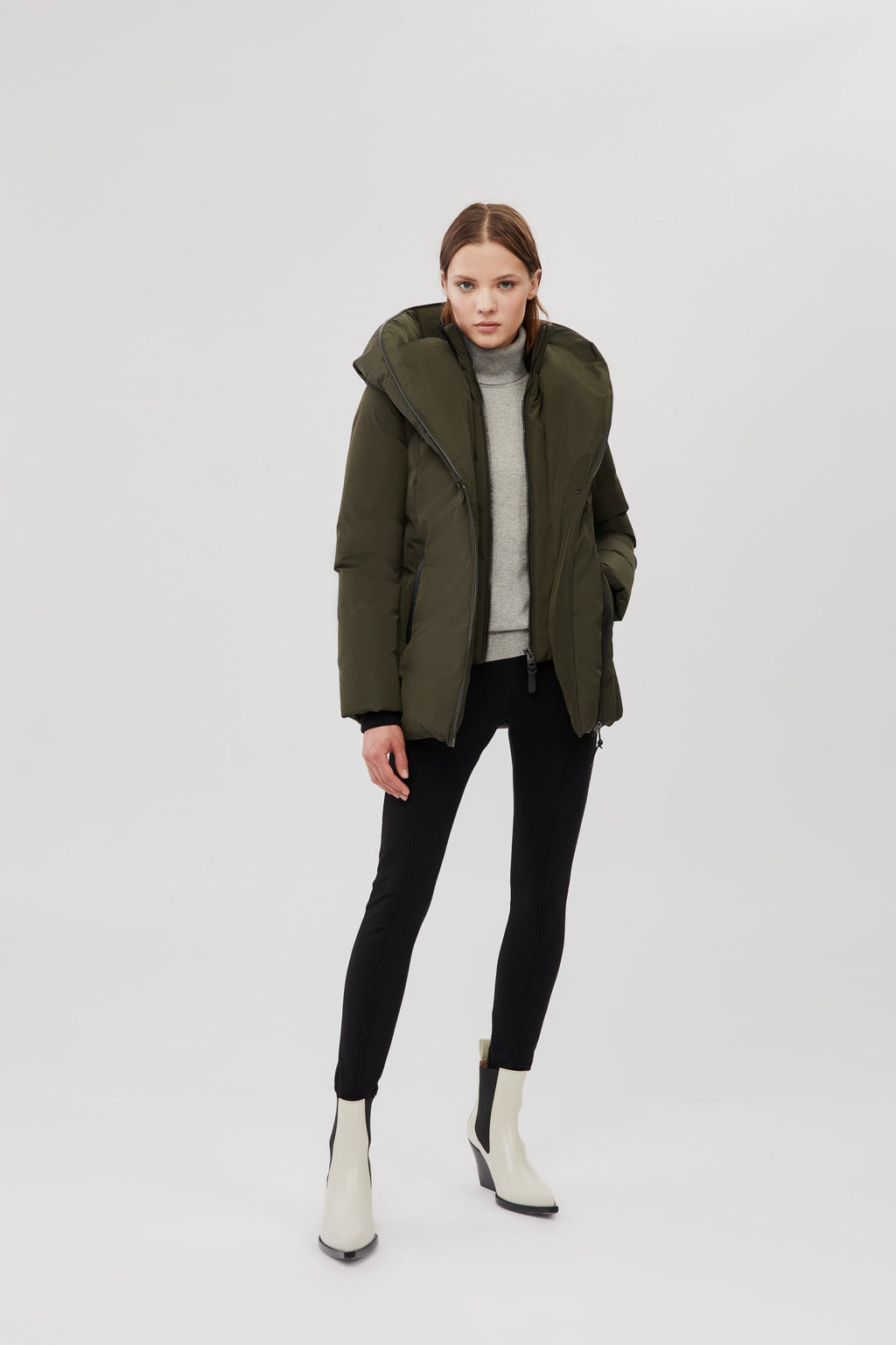 ADALI Down coat with Signature Mackage Collar