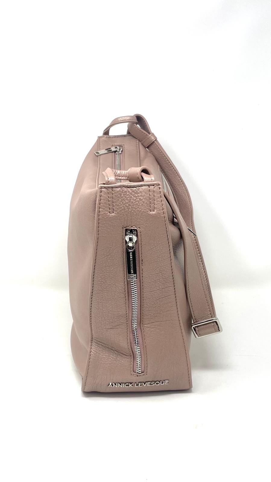 Soft Shoulder Bag, Platinum Pink, Julie
