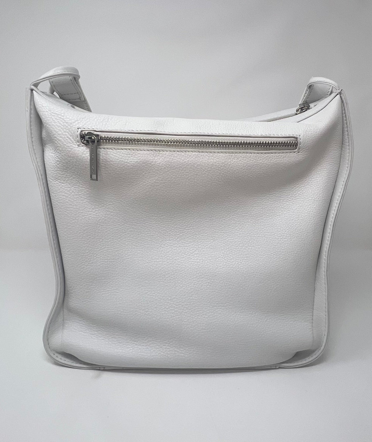 Soft Shoulder Bag, White | Julie