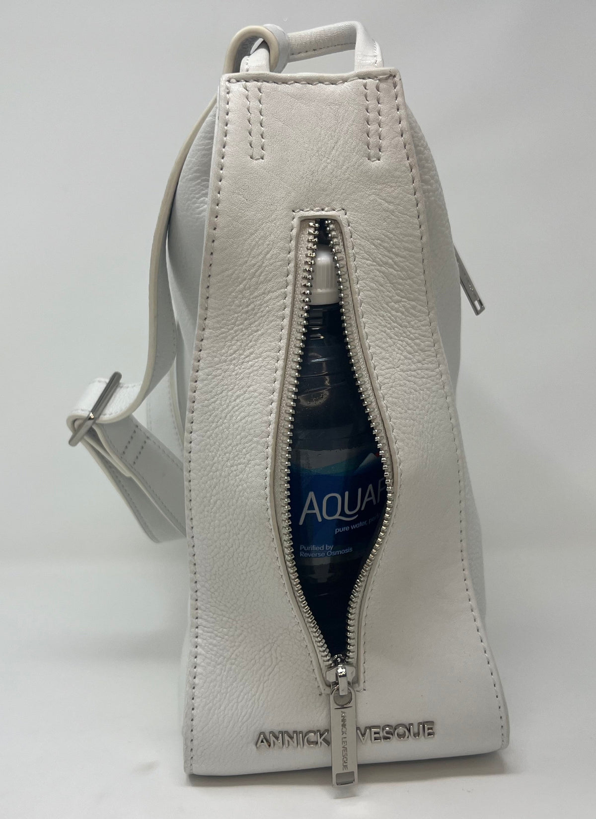 Soft Shoulder Bag, White | Julie