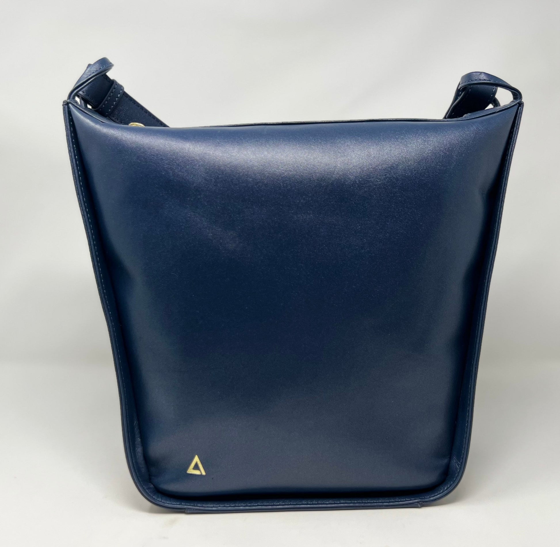 Soft Shoulder Bag, Navy Blue | Julie