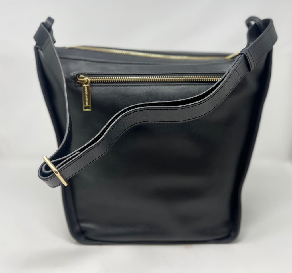 Soft Shoulder Bag, Black, Julie