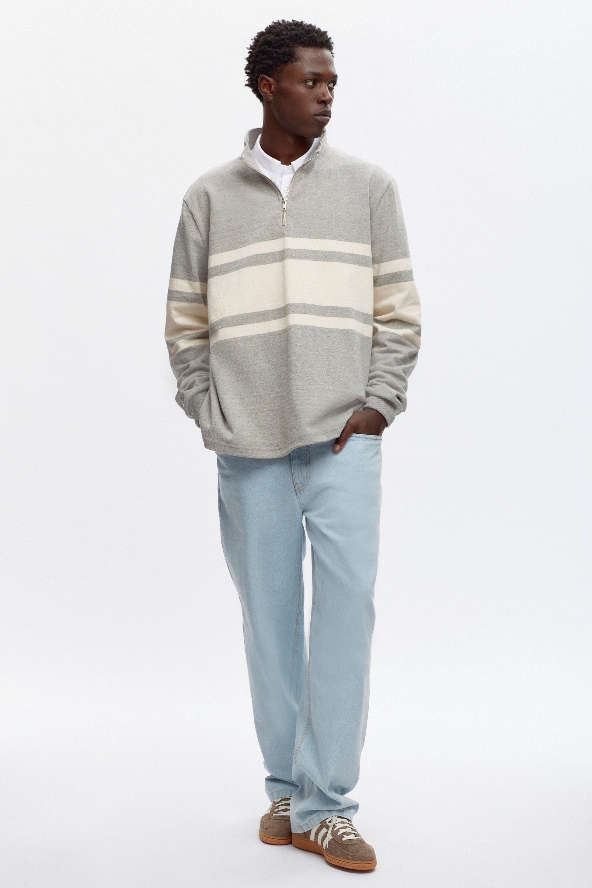 Rugby Half-Zip Sweatshirt