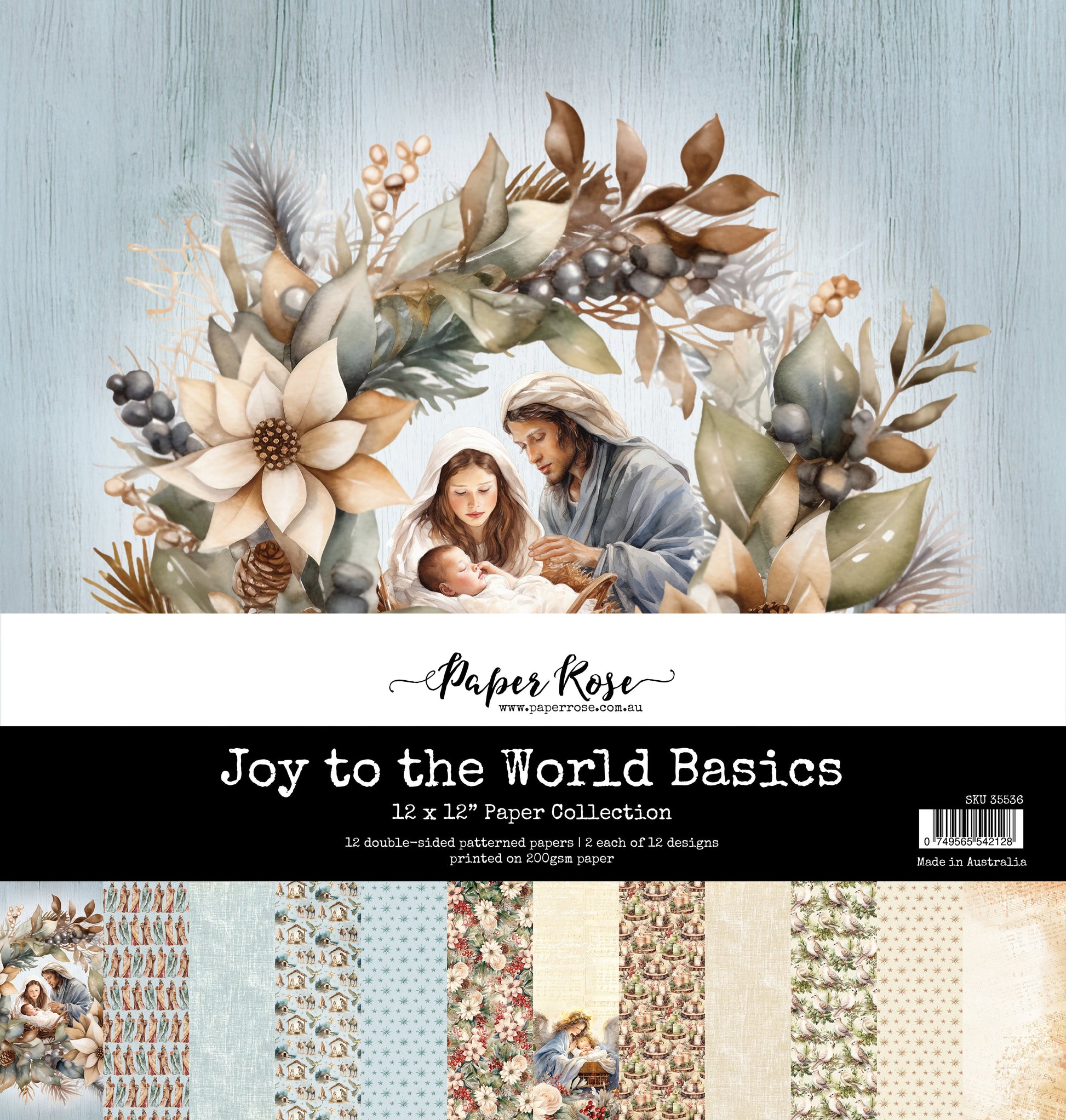 Joy to the World Basics 12x12 Paper Collection 35536