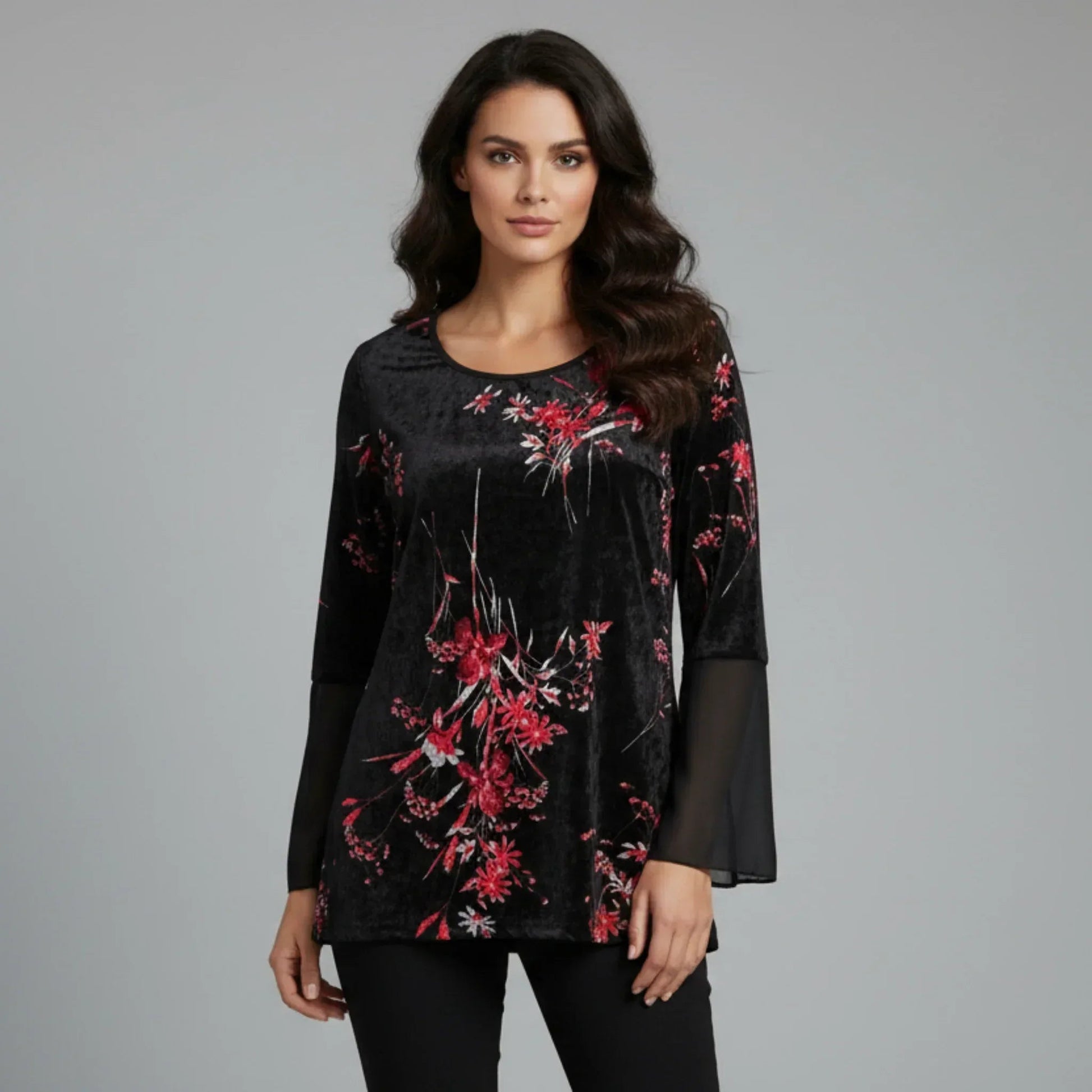 Julia Divina Velvet Top