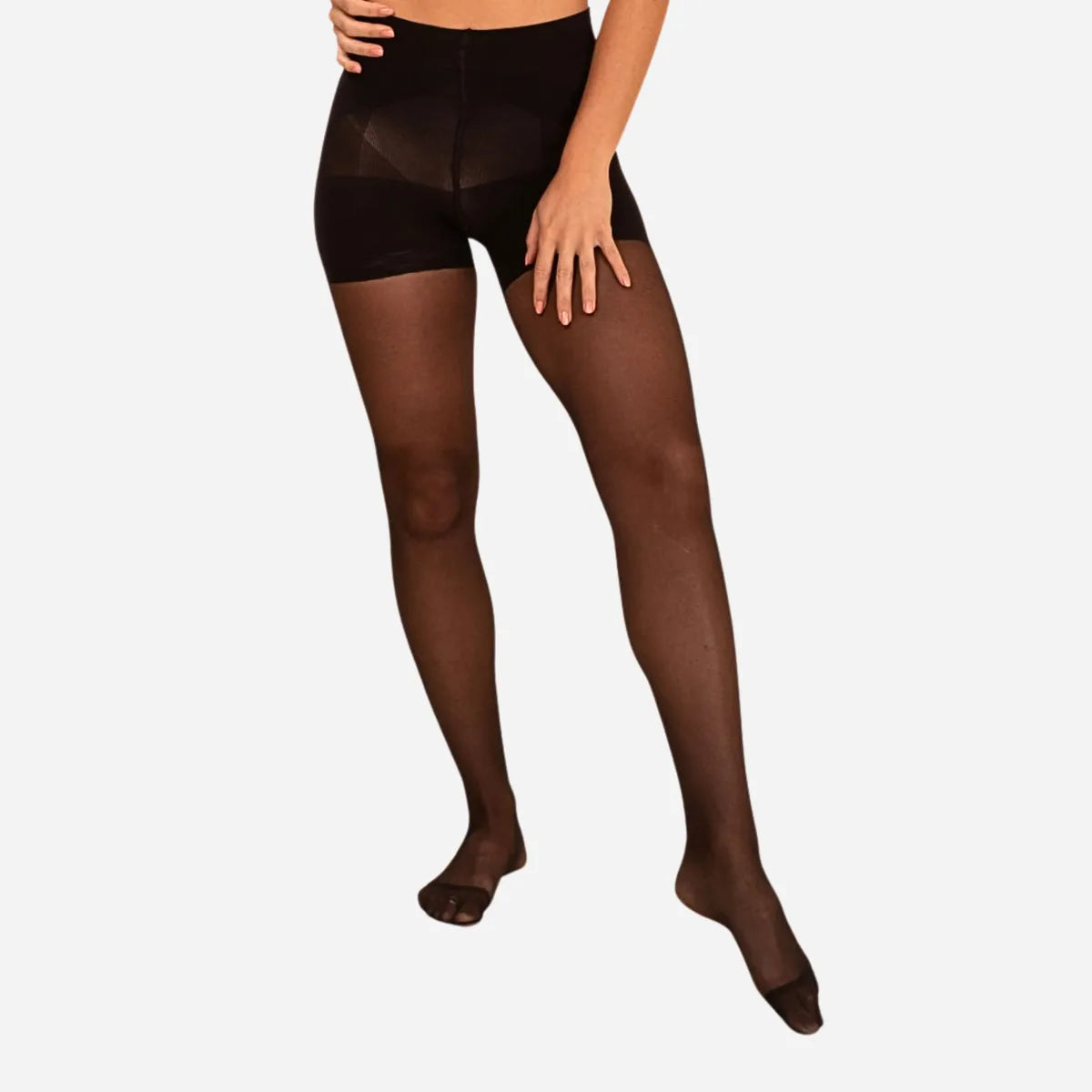 Collants noirs contour transparents Threads