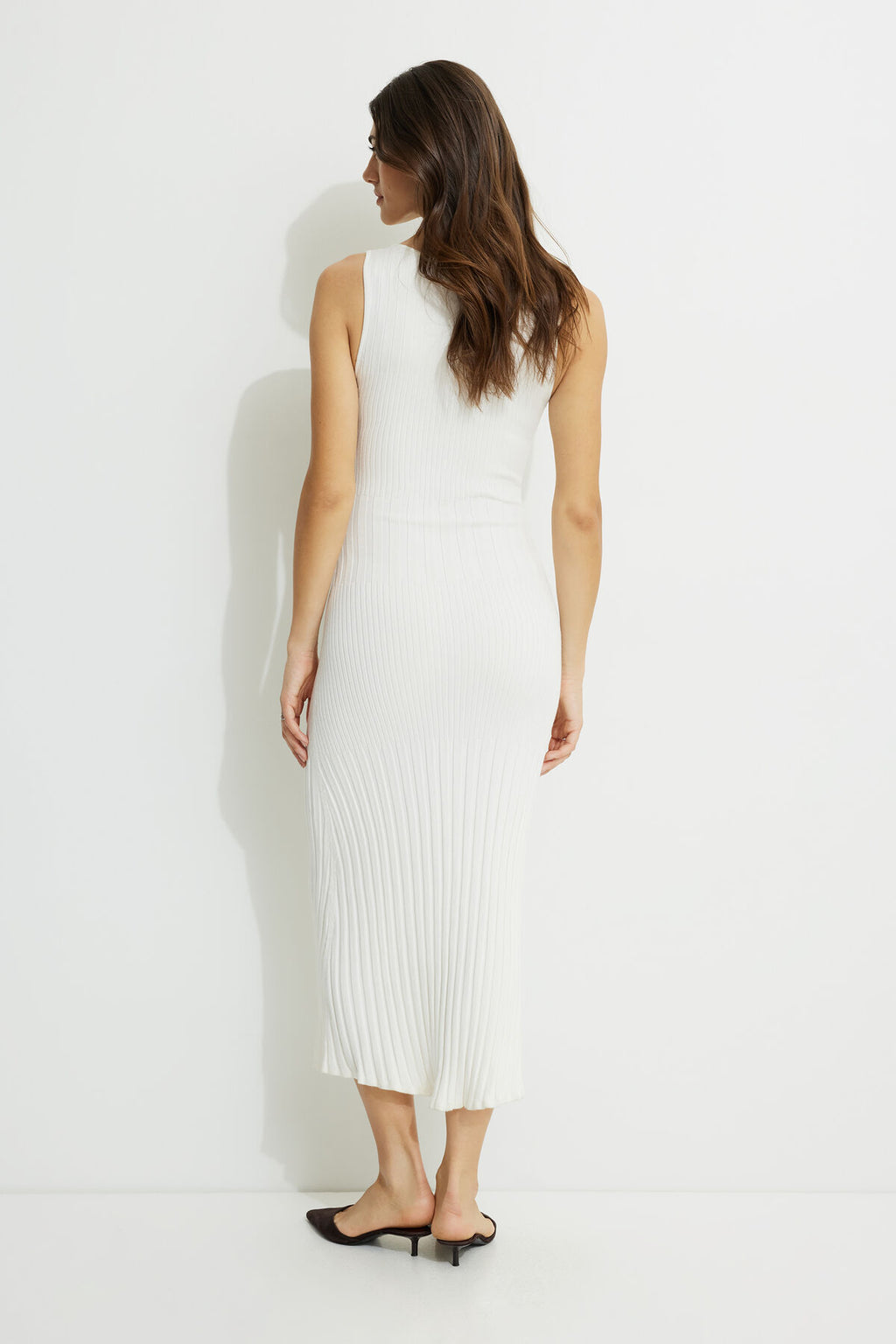 Ribbed Maxi Sweater Dress