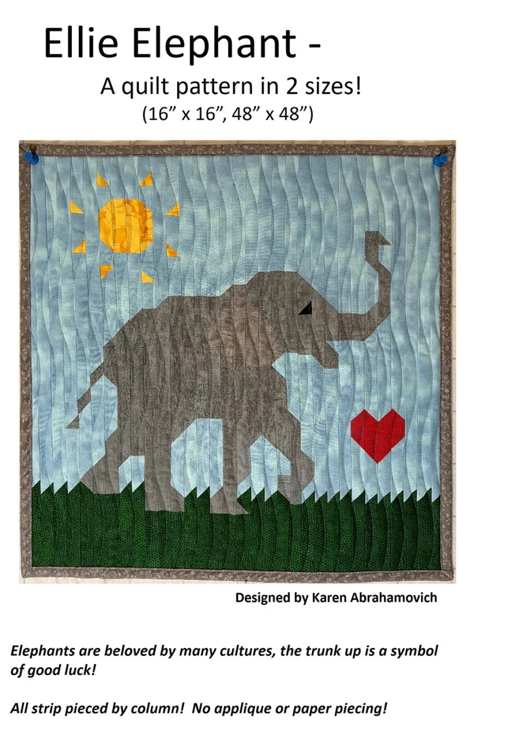 Ellie Ellephant Quilt Pattern