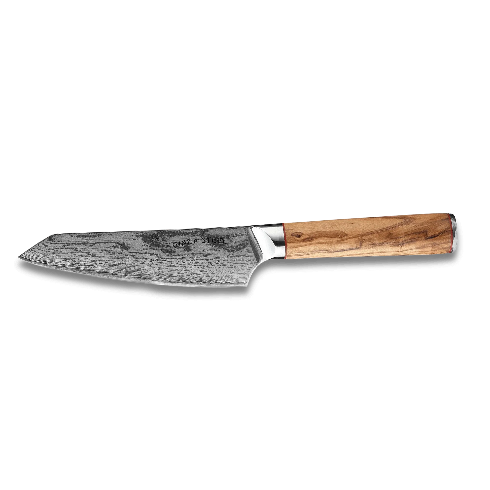 MIA 17 | Chef Knife 6.5 " Damascus AUS10 Steel 67 Layer/Italian Olive Wood Handle