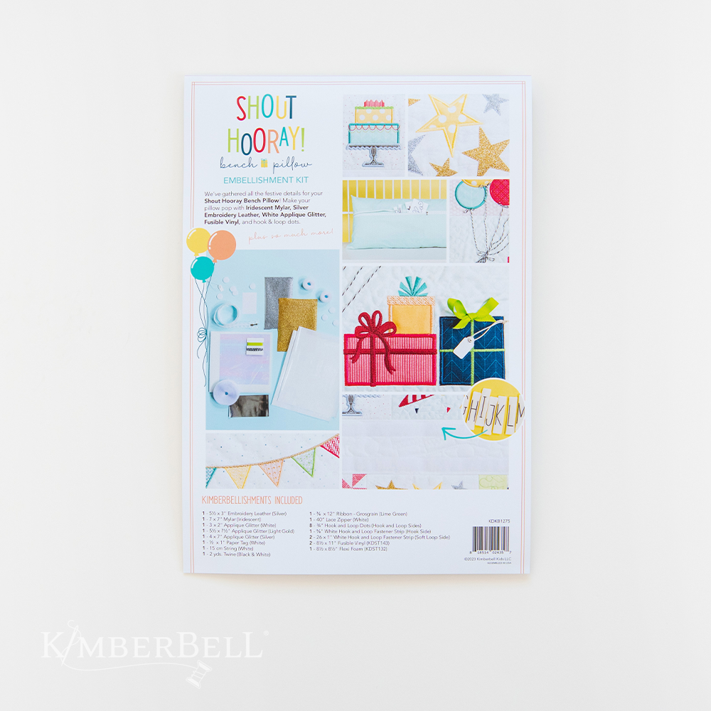 Kit d'embellissement « Criez Hourra ! » de Kimberbell